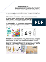 Clases de materia: sustancias puras y mezclas