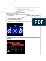 Clase 7 Producto Cruz o Producto Vectorial