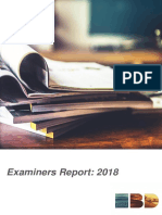 Examiners Report 2018 PDF