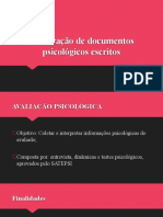 Elaboração de Documentos Psicológicos Escritos