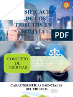 Tema N°10 Clasificacion de Los Tributo en Bolivia