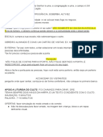 Traje e postura do obreiro no culto e na comunidade