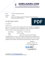 Surat Undangan Peserta Diklat Nasional 72JP - Optimalisasi Quizizz Meningkatkan Kualitas Pembelajaran Interaktif Dan Inovatif Di Sekolah