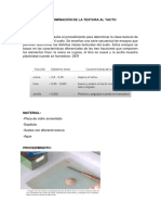 Determinación de La Textura Al Tacto PDF