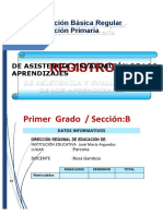 Registro de Asistencia y Evaluacion