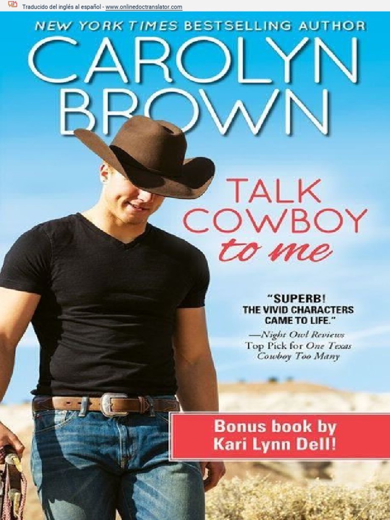 Talk Cowboy To Me (Brown, Carolyn) (Z-Lib - Org) Españoldocx, PDF, Panes