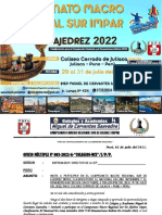 CAMPEONATO MACRO REGIONAL SUR DE AJEDREZ IMPAR - Juliaca 2022 PDF