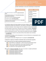 Ficha Formativa - Orações PDF
