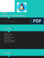 Tema 7 - Gestión de Sistemas Linux