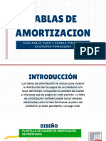 Tablas de Amortizacion: Juan Pablo Cano Y Angela Piamonte Economia-Financiera