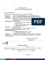 Convocatoria Club de Nataciã - N LB 1â°, 6â°-I PDF