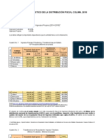 Análisis Estadístico de La Distribución Fiscal Colima, 2018