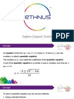 Quadratic Equation