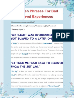 English Phrases For Bad Travel Experiences PDF