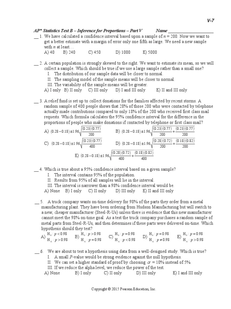 Unit 5 Review | PDF