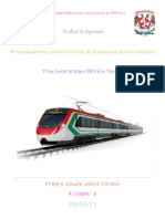 Obra Tren Interurbano Mexico Toluca FGVC