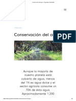 Conservacion Del Agua - Agricultura Sostenible