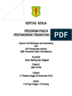 Kertas Kerja Pasca PT3 2016