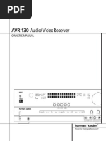 Manual Harman Kardon Avr 130