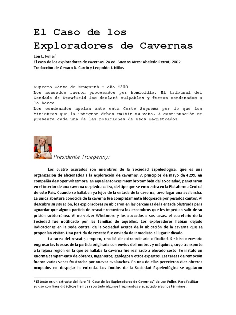 El Caso de Los Exploradores de Cavernas PDF