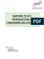 Rapport Intro À L'ingénierie Des Systèmes PDF