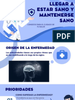 Presentacion Medicina y Salud Ilustrativo Infantil Celeste PDF