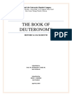Survey On The Book of Deuteronomy PDF