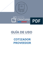 Guía de Uso - Cotizador Proveedor