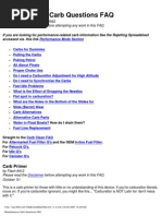 Download Miscellaneous Carb Questions FAQ by Zohaib Khan SN64385789 doc pdf