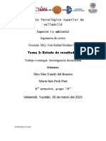 Ing. Costos - Investigacion Del Estado de Resultados - Tema 3