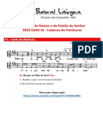 Partituras Sem. Santa - Dom. Ramos Ano A 02-04-2023 PDF