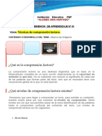 Experiencia de Aprendizaje #01-Técnicas de Xcomprensión Lectora.