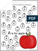 Alphabet Letter Worksheet PDF