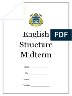 Grade 4 Midterm Grammar Booklet