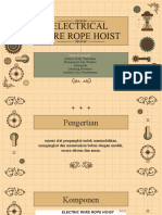 ELEKTRICAL WIRE ROPE HOIST OPTIMIZED