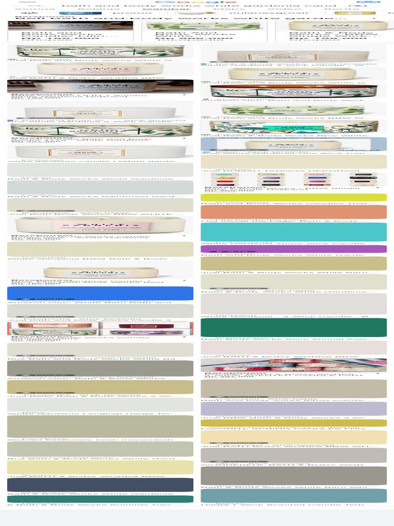 Bath and Body Works White Gardenia Candle Google Penelusuran PDF