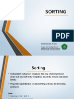 Pertemuan 3 Sorting