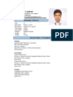 RESUME 1 CV Format