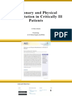 Pulmonary and Physical Rehabilitation in Critically Ill Patients