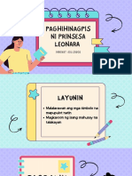 Paghihinagpis Ni Prinsesa Leonara PDF