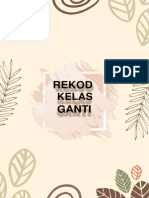 Rekod Kelas Ganti PDF