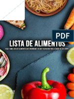 Lista de Alimentos - Subst.