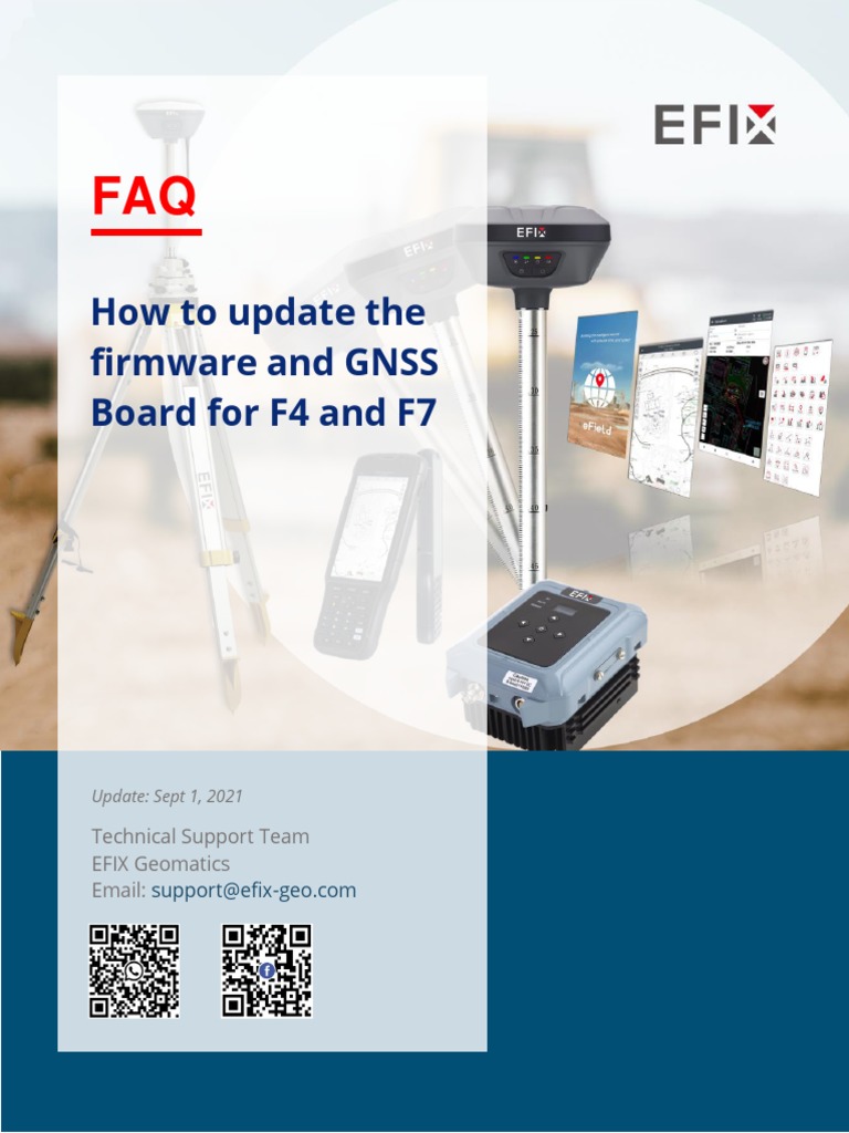 Step By Step Instructions For Updating Firmware And Gnss Board On Efix