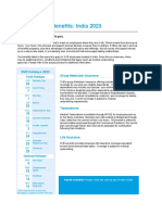 India Benefits Summary 2023 PDF