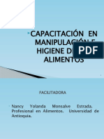 Curso Manipulación e Higiene de Los Alimentos