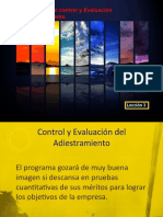 Control y Evaluacion Del Adiestramiento