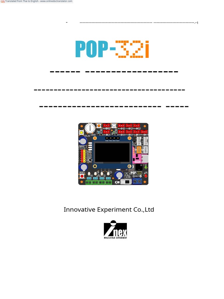 POP32i Microcontroller Setup Guide | PDF | Computing | Computer Engineering
