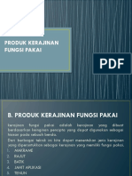 Produk Kerajinan Fungsi Pakai