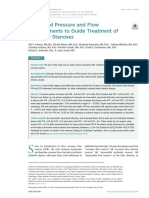 Combined Pressure and Flow Measurements To Guide Treatment of Coronary Stenoses PDF