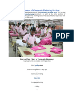 Process Sequence of Garments Finishing Section
